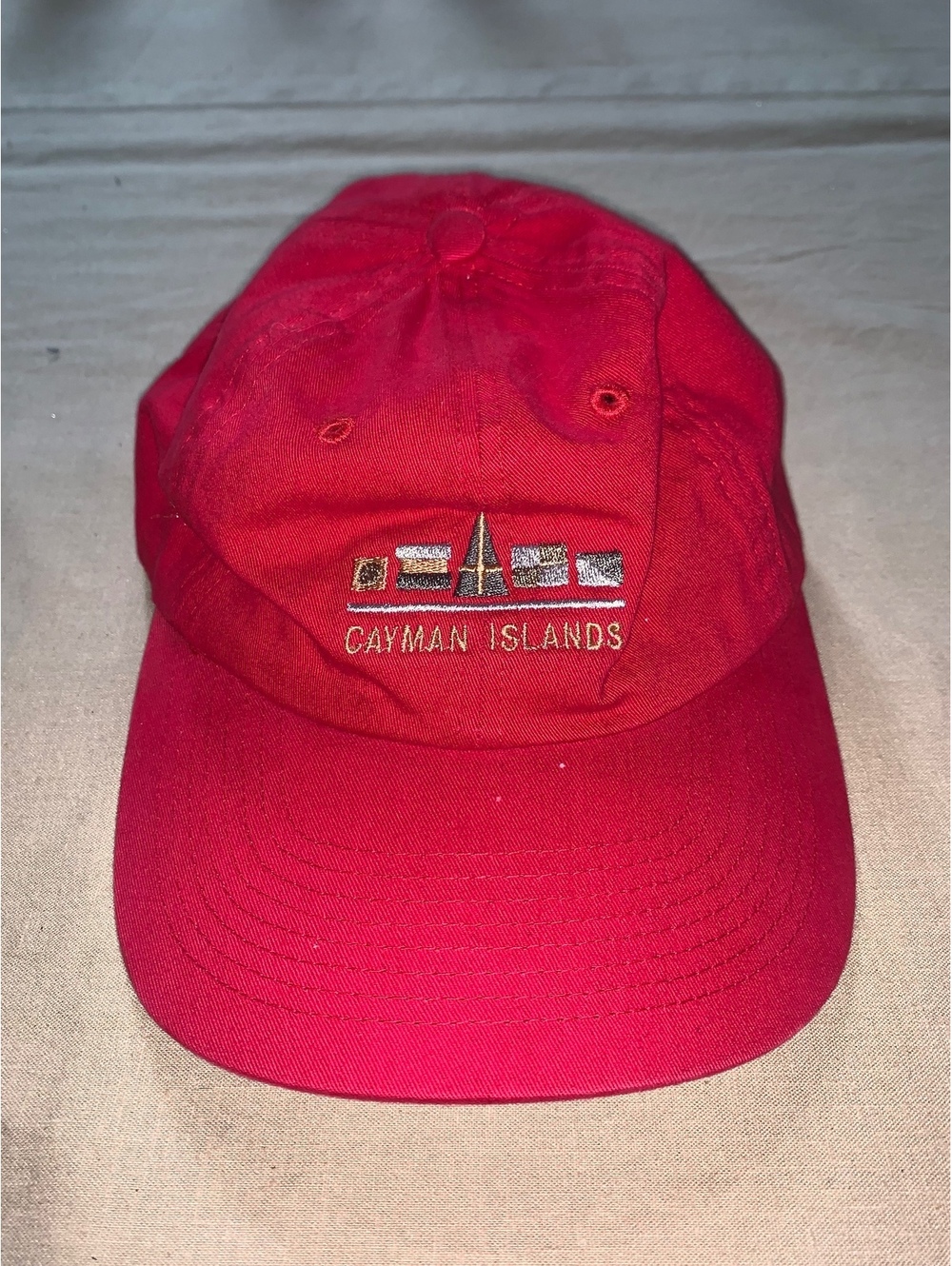 Red Cayman Islands cap